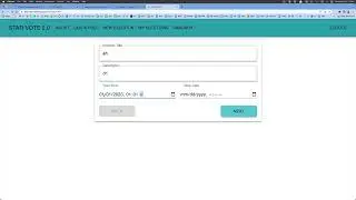 Error making request: 400: Invalid Election (a4778fc5)