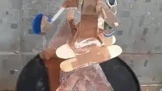 How to make a water wheel