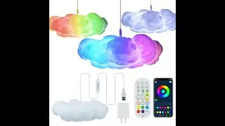 XLLfun LED Cloud Lights for Bedroom Decorations