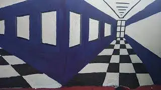 Wall painting 2 side path | #shorts