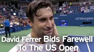 David Ferrer Bids Farewell to Flushing Meadows