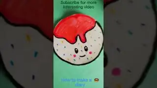 how to make a doughnut 🍩 diary