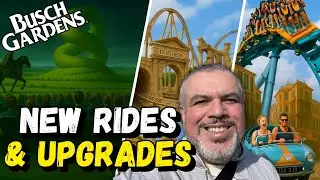 Major Ride Upgrades Coming to Busch Gardens Williamsburg? Corkscrew Hill Return, Pantheon & More!