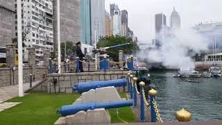 Noon Day Gun 午炮 by Jardine Matheson Causeway Bay Typhoon Shelter Hong Kong China 銅鑼灣避風塘 香港 中国
