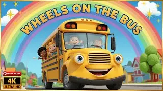 Wheels on the Bus Go Round and Round 🚌 Song | Kids Nursery Rhymes | Kids & Toddlers Learn & Sing