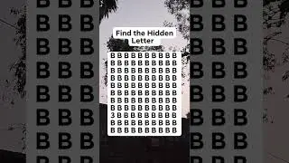 Find the Hidden Letter #brainteaser #search #find