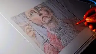 Drawing conjuring last rites movie poster [warner brothers] 2025