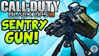 Black Ops 3 Glitches - Walking Sentry Gun Glitch!!!(COD BO3 Unlimited Auto Aim Sentry Trick)