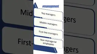 Management levels and their functions  #management