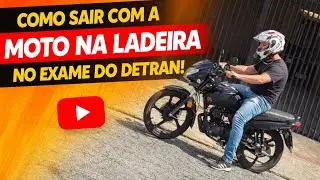 Como sair com a moto na ladeira da rampa da pista