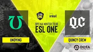 Dota2 - Quincy Crew vs. Undying - Game 2 - DPC NA Winter Tour - ESL One