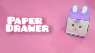 Paper mini drawer||homemadepapercraft||withoutglue||easy||papercraftideas