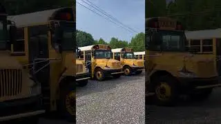 10 Used School Buses For Sale with A/C cummins diesels and 77 passenger seating #automobile