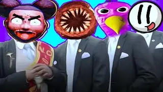 Amanda the Adventurer   Roblox Doors   Opila Bird   Henry Stickmin   Coffin Dance song  Remix  part