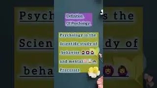 definition of psychology| what is psychology #psychology #psychologyfacts #psy