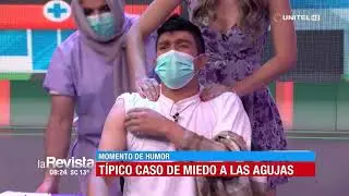 Humor: Joven con miedo a las agujas caus&oacute; estragos en La Revista