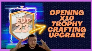 Opening x10 Trophy Crafting Upgrade FIFA 23 - Worth It? TWO 80+ RARE PLAYERS SBC