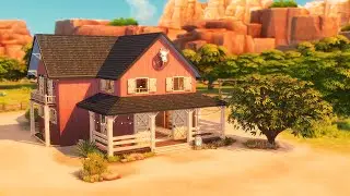 CHESTNUT RIDGE BARNYARD BAR | The Sims 4: Horse Ranch Speed Build