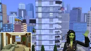 Exploring San Myshuno: APARTMENTS 702 & 701 ZenView Sims 4 Housing #thesims4