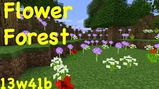 Minecraft 1.7 - New Biome - Flower Forest - 13w41b