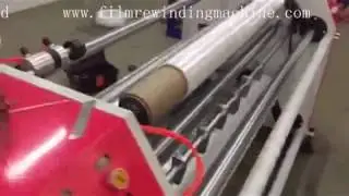 ​Food cling film perforating rewinder,Food PE stretch film rewinder with dot line-PPD Machinery