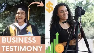 how God lead me to start a business STRAIGHT out of college (TESTIMONY)