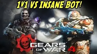 Gears of War 4 - 1v1 VS INSANE BOT! (Blindfires Only)