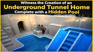 Witness the Creation of an Underground Tunnel Home Complete with a Hidden Pool