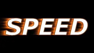 Photoshop Text Effects | Speed Text Photoshop | Photoshop Text Tutorial