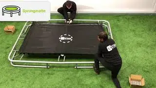 Anleitung-Video Etan Premium Gold Bodentrampoline Sprungmatte Rechteckig