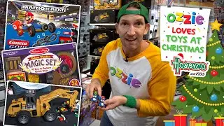 Unboxing Fun for Kids | Mario Kart Go Slot Car, RC Digger & Magic Set