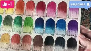 SeamiArt 24 pc Set 'Artist Grade' Watercolor | Swatch