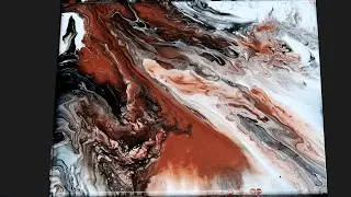 High Flow Dutch Pour Fluid Paint Pouring Technique