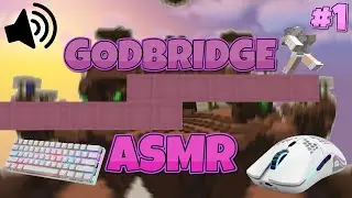 Godbridging in Hypixel Solo Bedwars With Keyboard + Mouse Sounds | ASMR