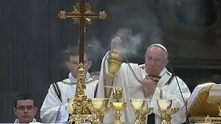 Raw: Pope Francis Leads Easter Vigil Service