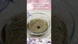 I spray this everyday and Increased my Hair Growth Naturally | Fenugreek!!!!