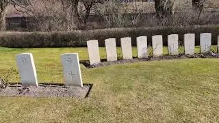 Poznan  old Garrison  cemetery  March 2025 the   great escape headstones