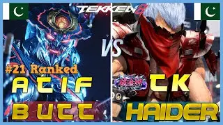 Tekken 8 ▰ ATIF BUTT (#21 Ranked Yoshimitsu) Vs TK HAIDER ALI (Bryan) ▰ High Level Gameplay