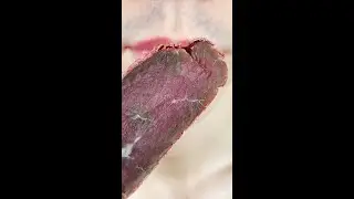 asmr BEEF JERKY IN SPICES eating sounds #shorts
