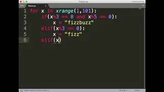 FizzBuzz - Python | Coding Interview Question