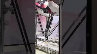 Demo Machine for PET Bottle Unscrambler by Delta Robot from Atomrobot