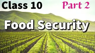 10 Food Security II Part 2 II 10th Class Social Studies II TS & AP State Board Syllabus Social