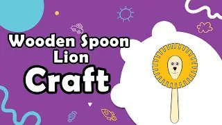 Wooden spoon Lion ! Spoon Animal Puppet ! Steps for making a wooden spoon lion ! Spoon Puppet !