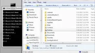 Command prompt Tutorial 2 - Change Hard Drives in cmd ,Create and deleting files and folders