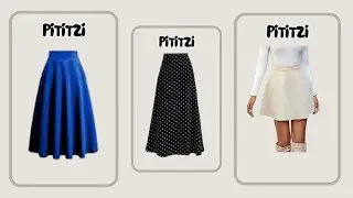 How to Make 3 Flared Skirt Patterns | Easy Skirt Pattern Drafting Tutorial