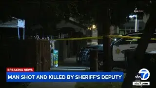 Man shot, killed by sheriff's deputy in Rosemead