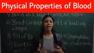 #blood I physical properties of blood