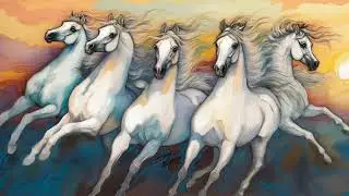 Angelic White Horses