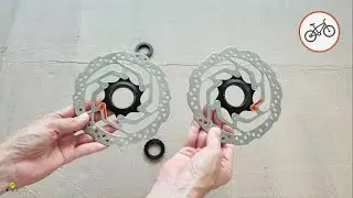 Troca dos discos de freios Shimano modelo Center lock - Rotor