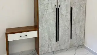 പാലക്കാട് തേനൂരിൽ ഫെറോ സ്റ്റബിൾ അലുമിനിയം പ്രൊഫൈലും പിവിസി ഷീറ്റും ഉപയോഗിച്ച് ചെയ്തുള്ള അലമാര .